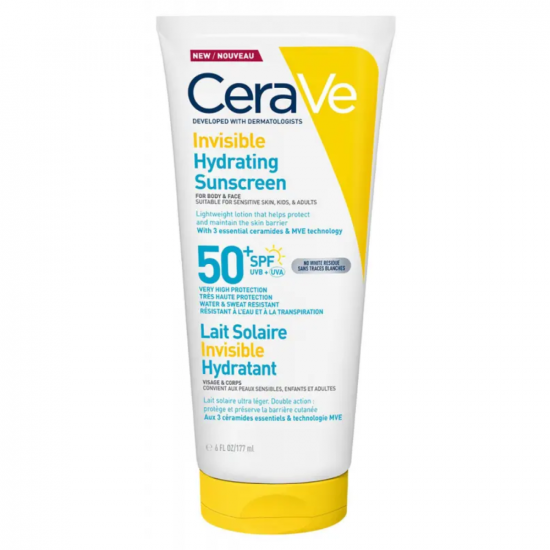 CERAVE HIDRATÁLÓ FÉNYVÉDŐ ARCRA ÉS TESTRE SPF50 - 177 ML
